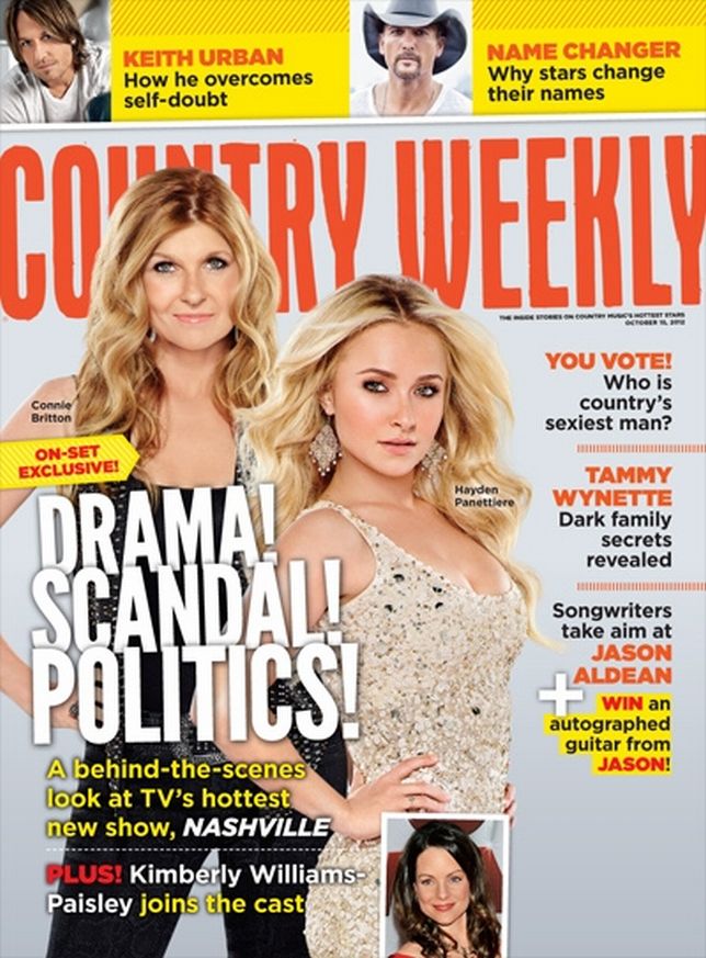 Hayden Panettiere and Connie Britton - Country Weekly Magazine
